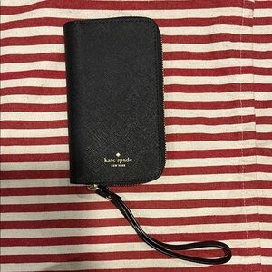 Kate Spade Black Wristlet Wallet